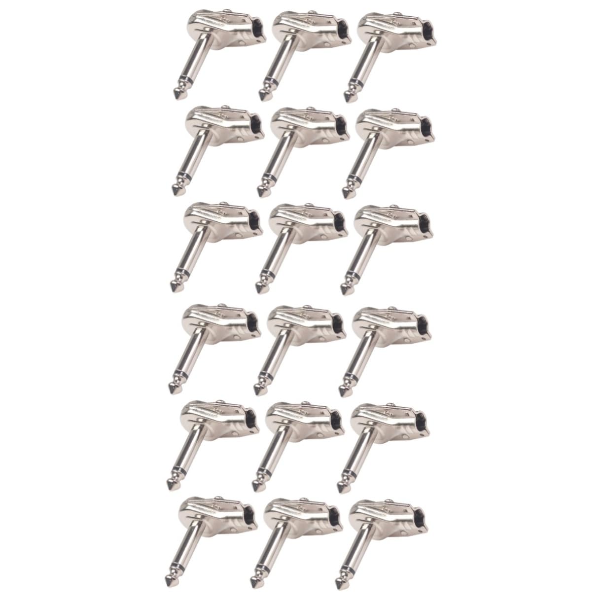 VICASKY 20stücke Effektpedal Steckeradapter Für Gitarrenpedal-board Verbindung Für Professionelle Musiker Und Gitarrenliebhaber Silber