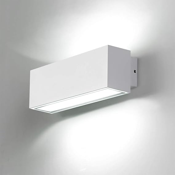 Dr.lazy 12 W LED duvar lambası, dış duvar lambası, su geçirmez IP65 Dr.lazy 12 W LED duvar lambası, dış duvar lambası, su geçirmez IP65