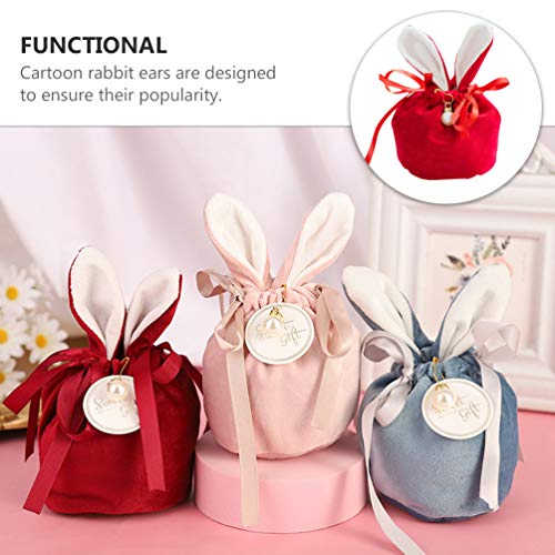 Cabilock Sacos de presente com cordão, bolsas de doces para joias, lembrancinhas de festa de casamen