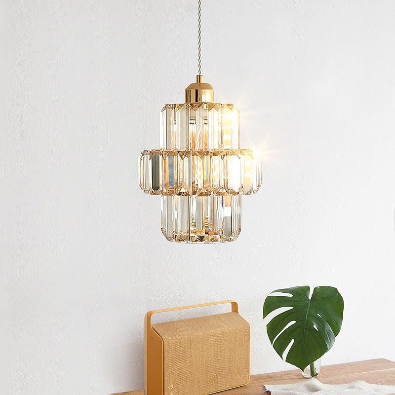 Lampe suspendue en cristal créatif français CGTENBS