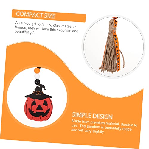Guirlande de perles en bois Halloween déco bohème chic rustique