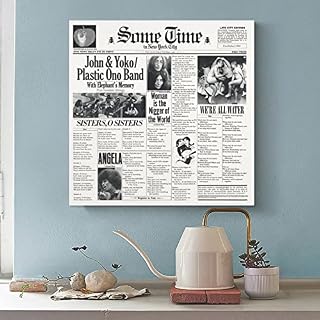 Poster sur toile avec couverture de l’album John Lennon Sometime In New York City – Décoration de chambre à coucher – Paysage sportif – Cadeau sans cadre – 50 x 50 cm - Les Beatles, Paul McCartney, John Lennon, RIngo Starr, George Harrison Poster sur toile avec couverture de l'album John Lennon Sometime In New York City - Décoration de chambre à coucher - Paysage sportif - Cadeau sans cadre - 50 x 50 cm – Image 3