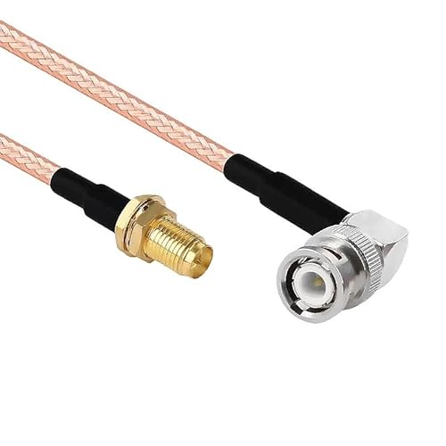 RG142 �P�[�u�� BNC �I�X���p - SMA �I�X ���X �R�l�N�^ R*/F �s�O�e�[�� �P�[�u��(MULTI,0.2m)