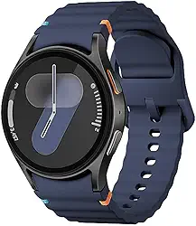 Pulseira esportiva para Samsung Galaxy Watch 7 6 5 de 40 mm e 44 mm, pulseira de silicone macio sem lacunas para Samsung Galaxy Watch 4/FE de 40 mm e 44 mm/4e 6 Classic 47 mm, 43 mm, 46 mm, 42 mm/5