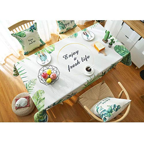 Nappe imperméable coton rouge lin rectangulaire 140x180 table basse