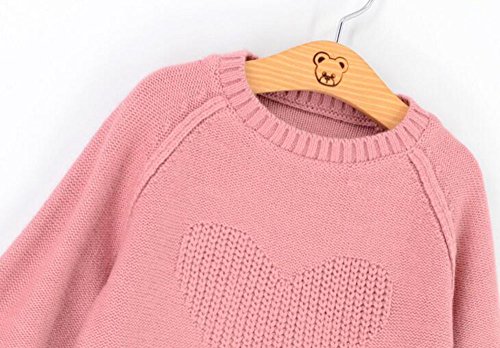 Girl's "Love" Long Sleeve Fringing Pullover Sweater3