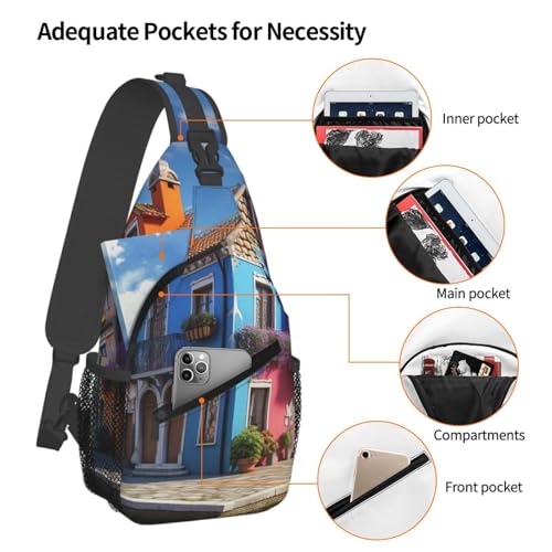 Mochila cruzada unisex para vestir y senderismo miniatura 3