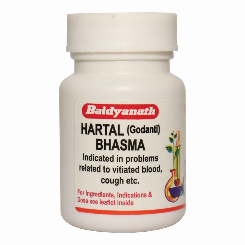 Baidyanath Hartal Godanti Bhasma - 10 Gm, Pack Of 4 (B0DCB93N84) Amazon Price History, Amazon Price Tracker