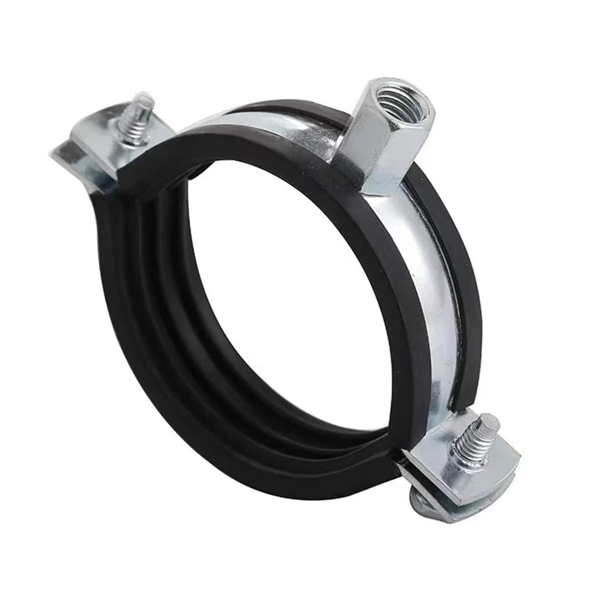 100mm Split Ring Pipe Hanger Wall Ceiling Mount Pipe Supports Adjustable Pipe Bracket Clamp