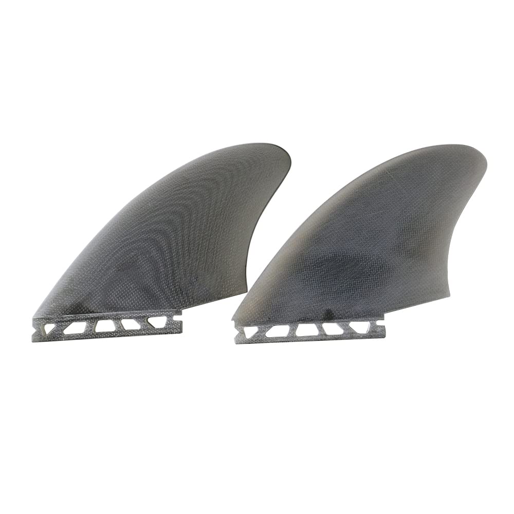 UPSURF Aletas de surf Fiberglass Future Fins Tabla de surf Twin Keel aleta