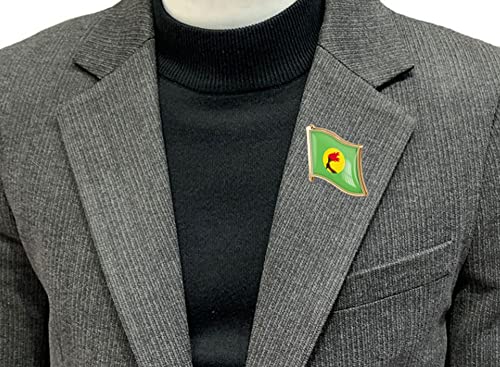 Image of vmcoatdu Country Flag Pin Badge International Travel Brooch Metal Alloy Souvenir Pin for Hat Clothes Backpack