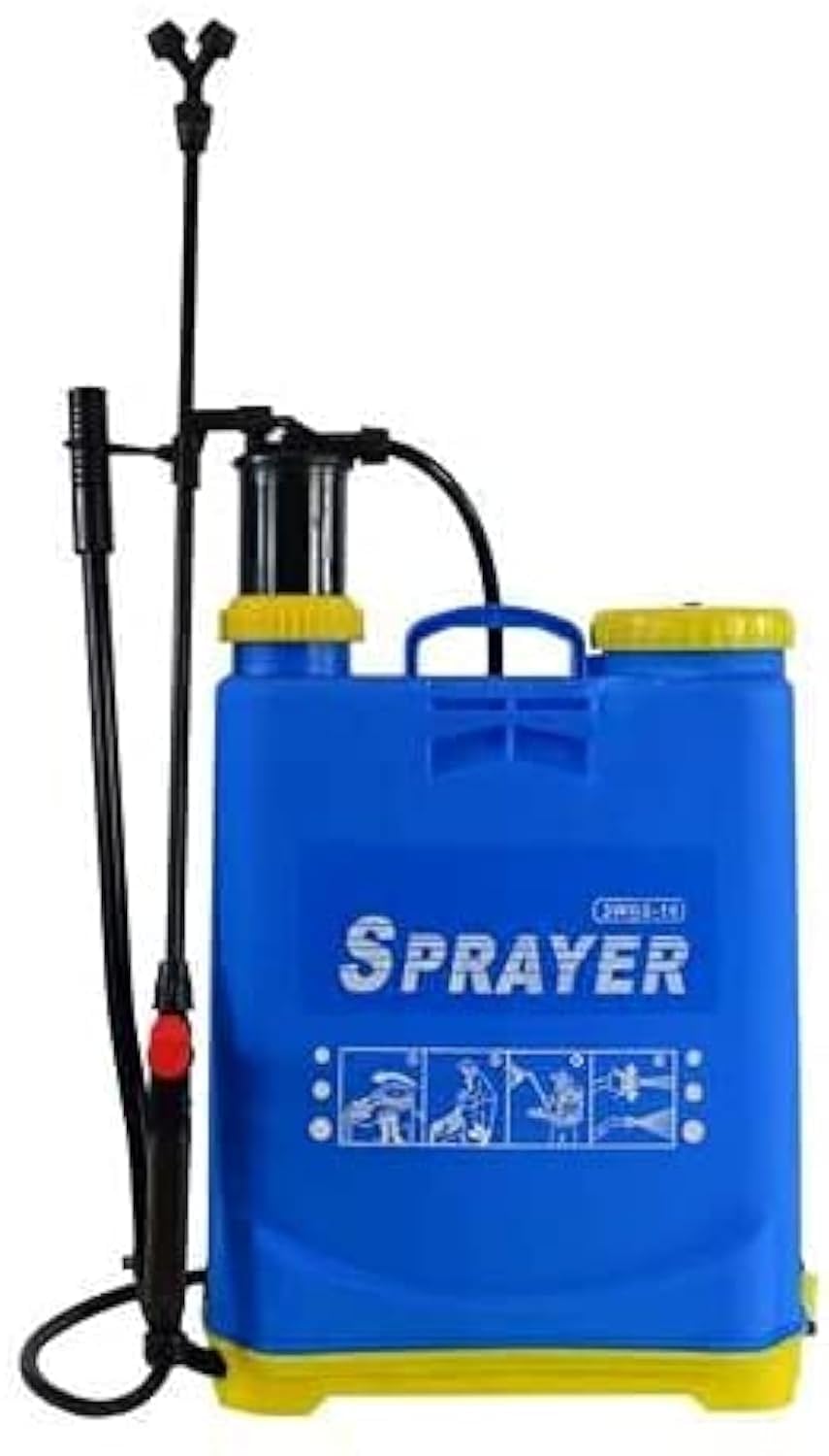 Backpack 16L High capacity manual pressure sprayer | Suitable for agricultural and horticultural purposes (16l)