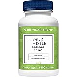 The Vitamin Shoppe Milk Thistle 70MG - Liver Health Support, Detoxification & Antioxidant Protection (100 Capsules)