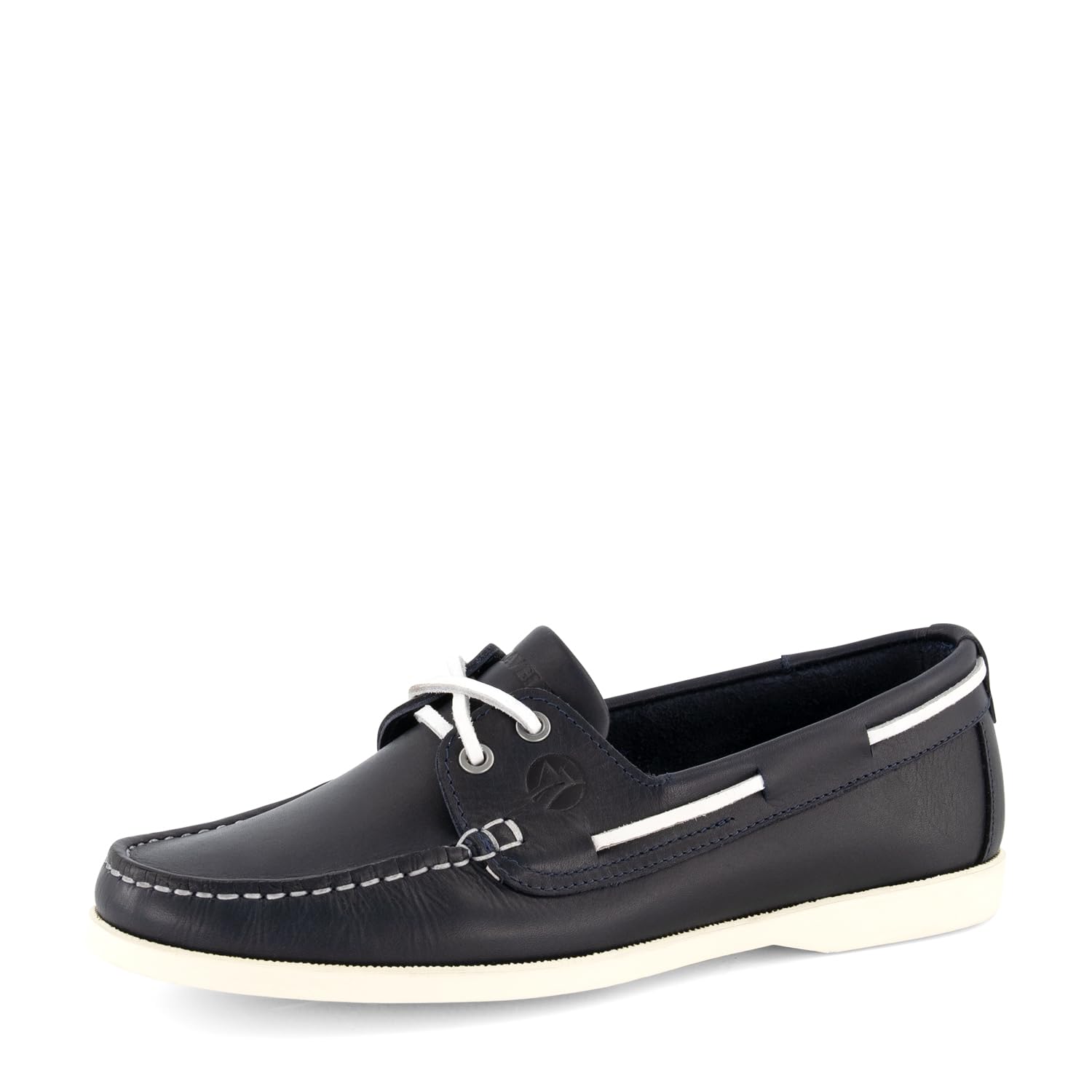 Travelin' Damen Exmouth Lady Slip On Nautical Leder Sommerschuhe - Blau