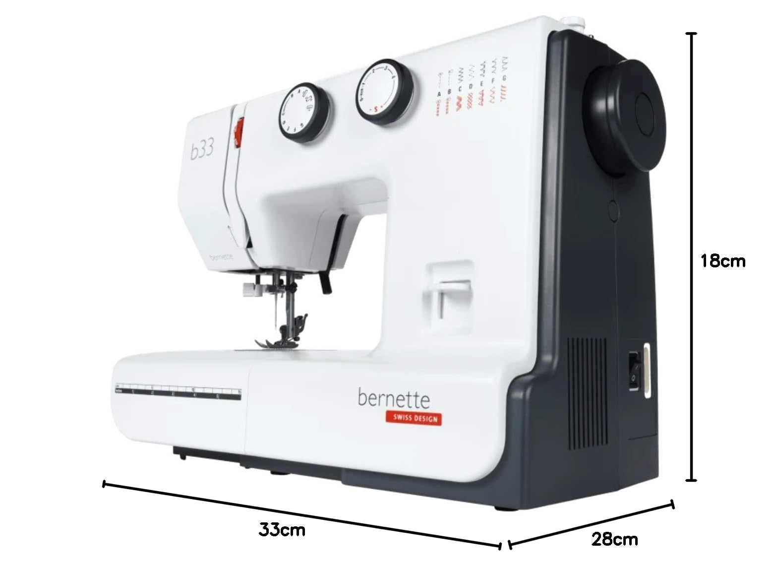 Máquina de coser Bernette B33 con 5 años de garantía