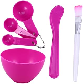 minkissy Kit De Maquiagem Conjuntos De 4 Kits De Maquiagem Máscara Pincéis Ferramenta De Mistura Máscara Facial Tigela Máscara Bastão De Mistura Máscara Facial Conjunto