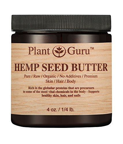Hemp Seed Butter 4 oz. 100% Pure Raw Fresh Natural