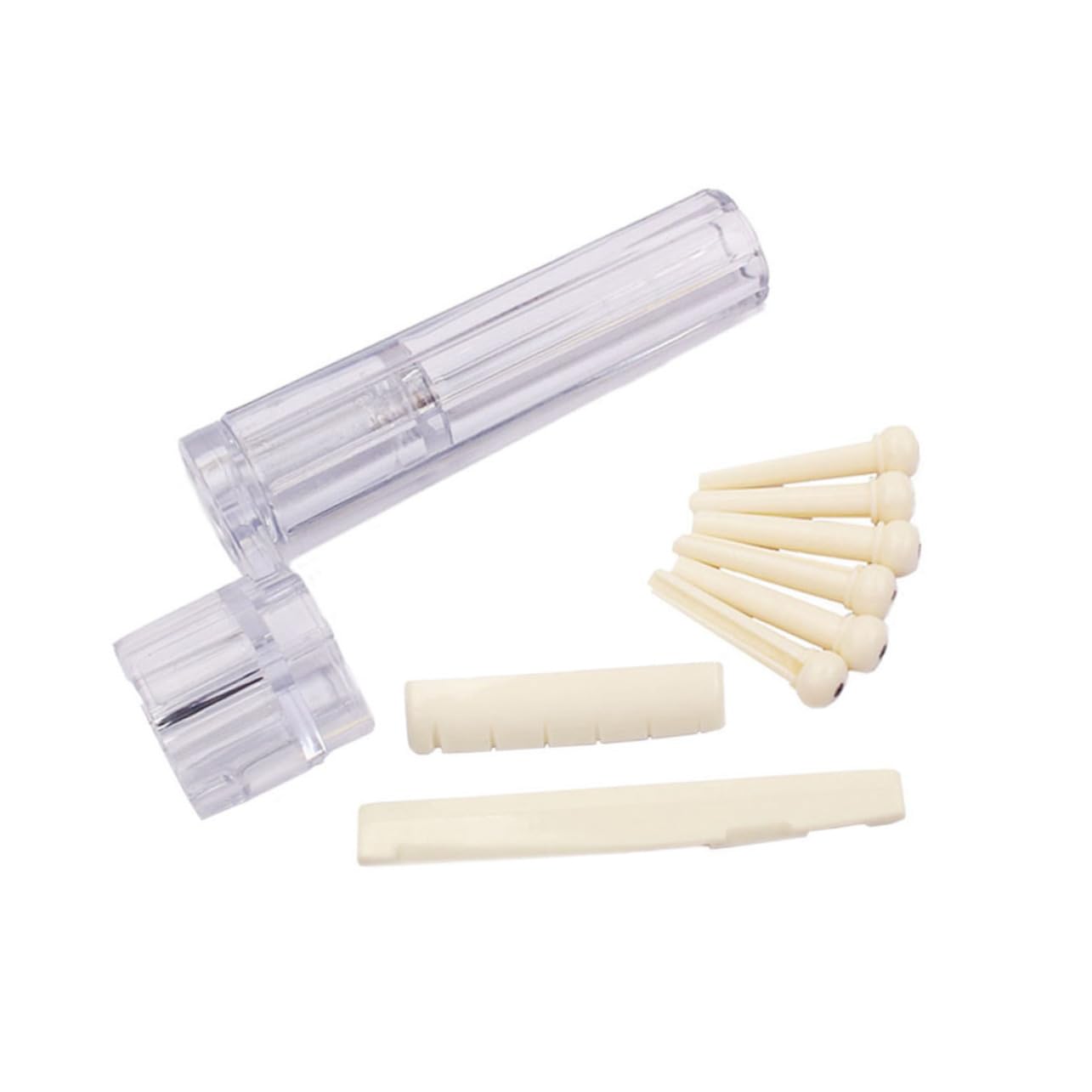 Yardwe Guitar Saddle and Nut Guitar Accessory Saddle and Nut Kit Guitar Nut