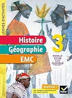 Fiches d'activités Histoire-Géographie-EMC 3e - Ed. 2021 - Cahier élève 2401077472 Book Cover