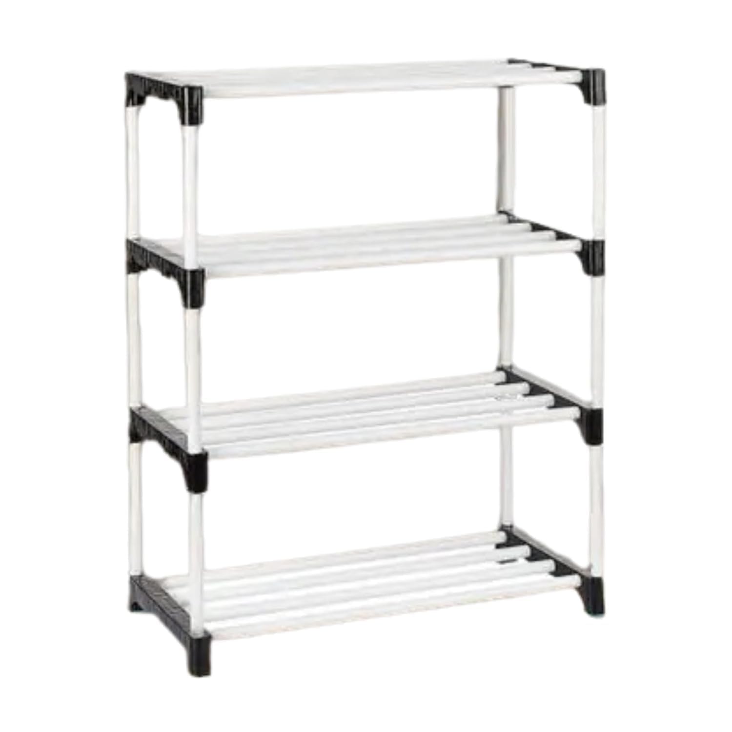 NILUX 4-Layer Adjustable Plastic Bookshelf – Multipurpose Storage Rack for Home, Office, Kids’ Room | Organize Books, Toys, Décor & Daily Essentials | Durable, Lightweight & Space-Saving (Pack of 1)-image-46