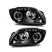 SPPC Projector Headlights Black (CCFL Halo) For Scion Tc - (Pair)
