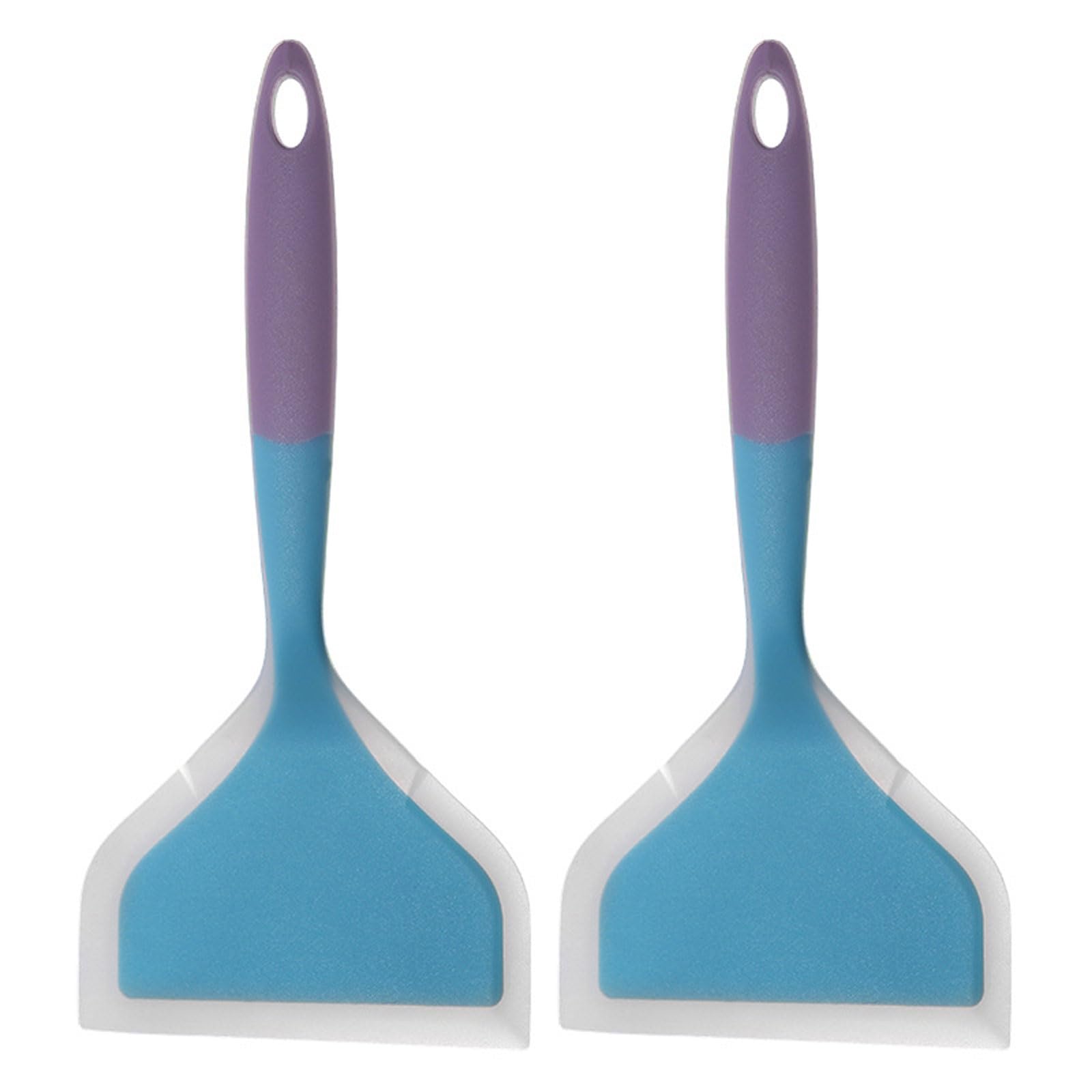 ATRYG Silicone Wide Mouth Spatula Designs Frying Spatula for Easy Stirring and Flipping with Nonslip Handle Silicone Turner