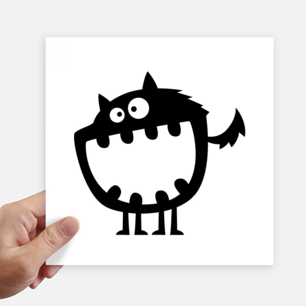Sticker univers alien de 20 cm pour masquer les rayures de valise et ordinateur