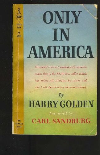 Only in America B00005WIKG Book Cover