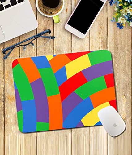 Image of WHATS YOUR KICK Abstract Pattern | Floral | Pattern | Rangoli | Printed Mouse Pad /Designer Waterproof Coating Gaming Mouse Pad for Computer /Laptop (Multi3)