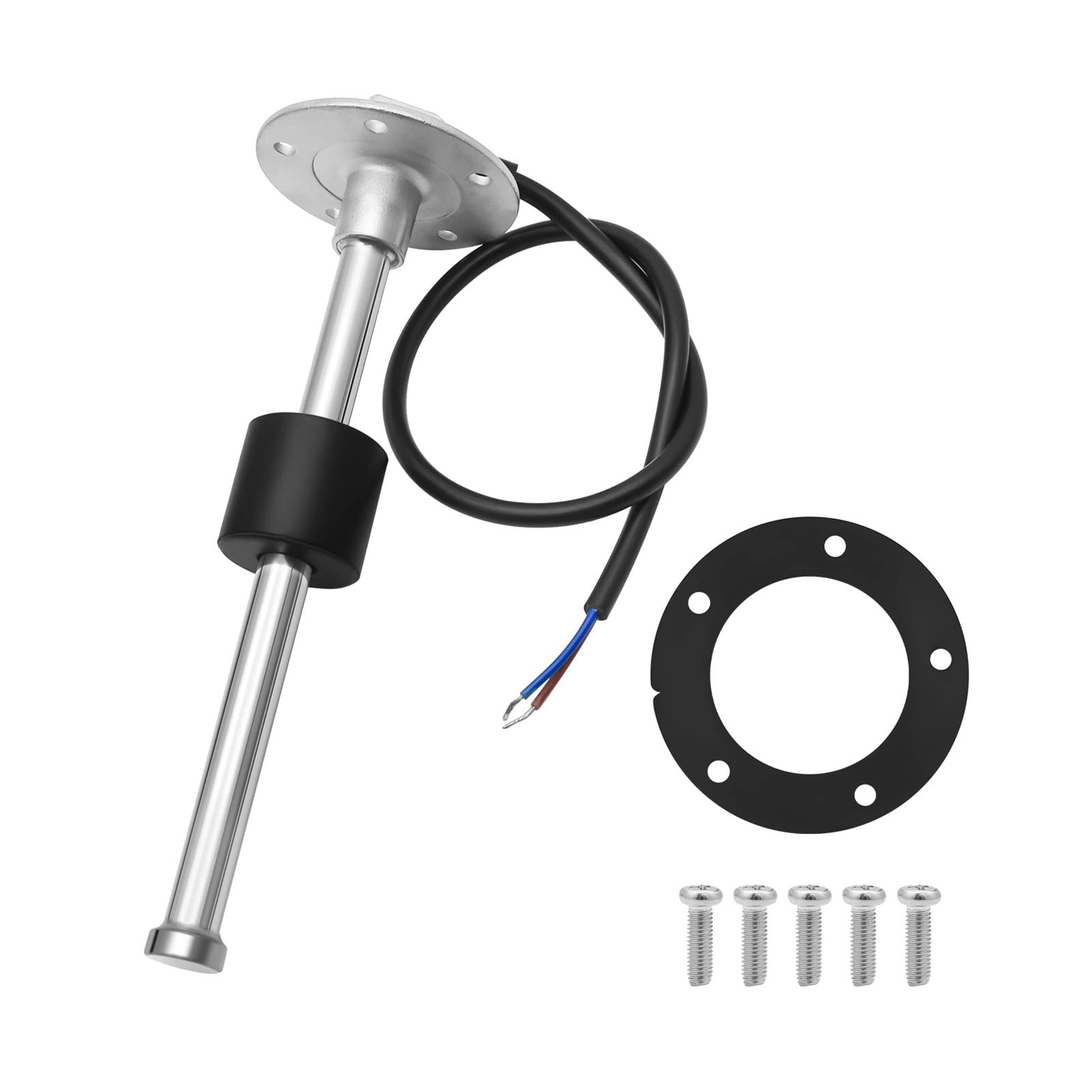 Zestawy wskaźników poziomu paliwa wodnego, 5 2 mm Miernik poziomu paliwa z czujnikiem poziomu paliwa 10 0 mm 125 mm 150 mm 200 mm 250 mm 400 mm 0-19 Wskaźnik poziomu paliwa zbiornika zbiornika cieczy