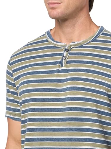 Lucky Brand Men's Venice Burnout Stripe Notch Neck3