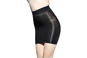 Women's Shiny Sheer See-Through Pencil Mini Skirt