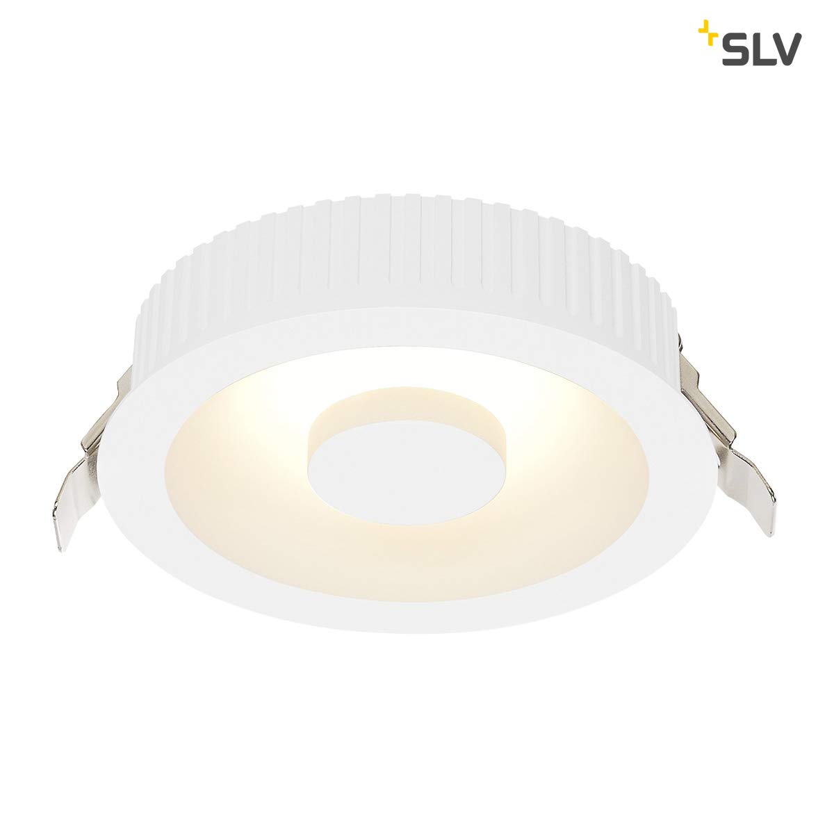 SLV OCCULDAS 14 | Einbauleuchte, Innenbeleuchtung, Deckeneinbauleuchte, LED Spots, Fluter, Deckenstrahler, Deckenleuchte | LED Inside, 3000K, indirekt, weiß, max. 15W