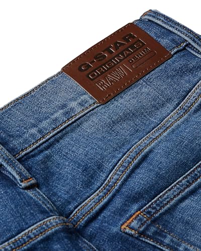 Miniatura 4 de G-Star Raw 3301 Straight Jeans Para E2, Azul Medium Aged D25641-01-071 , 14 Años