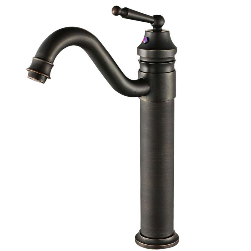 Mitigeur de lavabo design bronze noir pour transformer l'ambiance de votre salle de bain