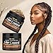 Edge Control Gel for 4C Hair Braiding Hair Gel Firm Hold, Hair Styling Wax Non-Greasy No Flaking (Edge Control Gel 4.2 Oz)