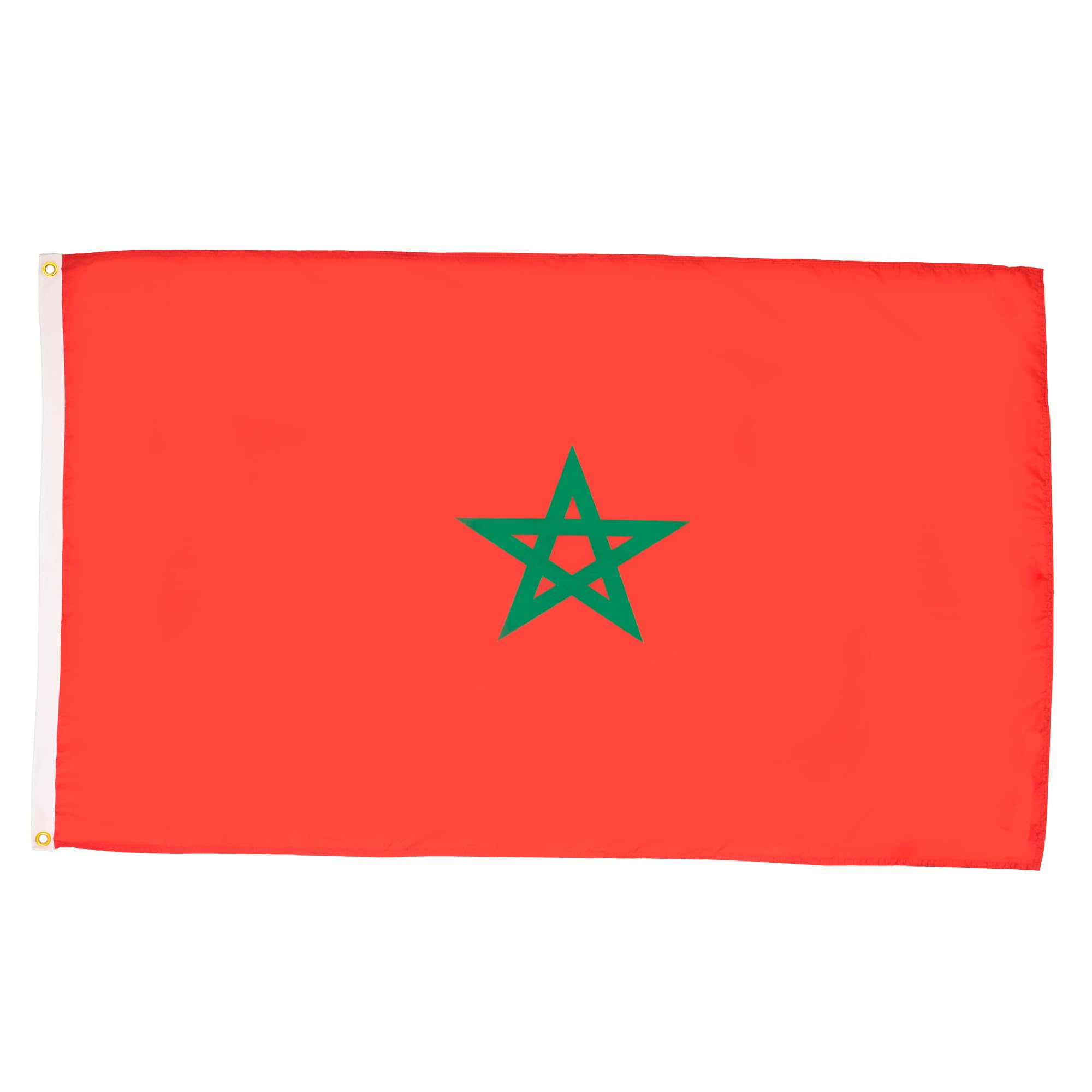 AZ FLAG Morocco Flag 3' x 5' - Moroccan flags 90 x 150 cm - Banner 3x5 ft 100% Polyester With 2 Grommets -