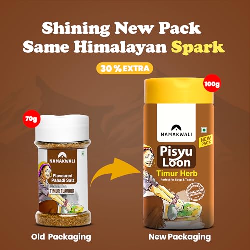 Image of Namakwali Flavoured Pahadi Salt Schezwan Pepper Timur Seasoning, 100 Gram | Seasoning mix for Popcorn, Noodles, Raita, Juice, Fruits, Sweet Corn, Makhana & more | 100% Organic & No Preservatives | Shark Tank India product
