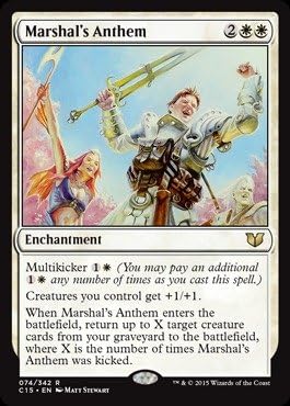 Magic The Gathering - Marshal's Anthem (074/342) - Commander 2015