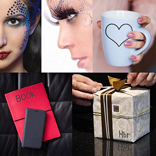 Clear Self Adhesive Rhinestone Stickers, Gartful 2790 Pcs Round Gem Sticker For Crafts, Crystal Jewel Sticky Rhinestone For Scrapbooking Embellishments, Diy Crafts, Wedding, Decor, 4 Sizes(3/4/5/6Mm) #TOP3