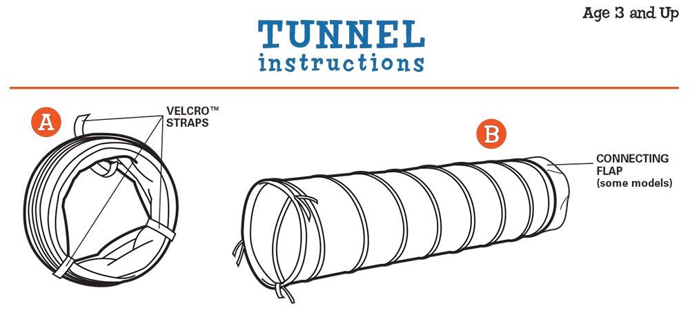 Pacific Play Tents 90005 Kids 15' Tunnel Crawl Play Tunnel , Blue - Image 5