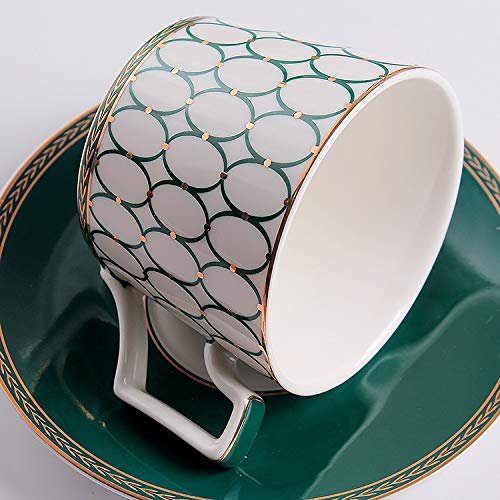 Zestaw Do Herbaty Z Ceramicznym Czajniczkiem, Czajnikiem, Zaparzaczem, Filiżankami Do Kawy, Kubkami, Złotym Uchwytem