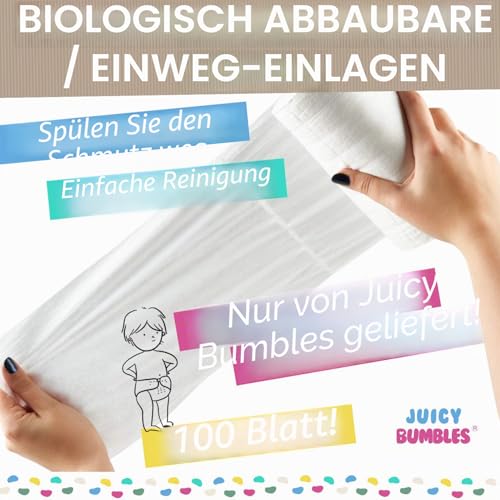 Wiederverwendbare Windeln, waschbare Einlage, Rolle, Einweg, Windeltasche