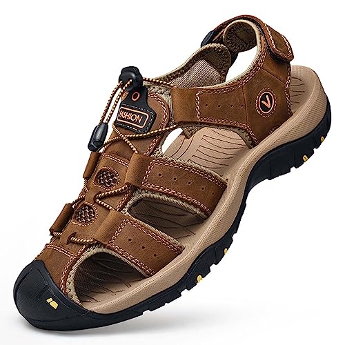 HYDLONGR Men's Women's Comfortable Outdoor Non-Slip Open-Toed Sports Sandals Wading Beach shoes Athletic Lightweight Hiking Sandals