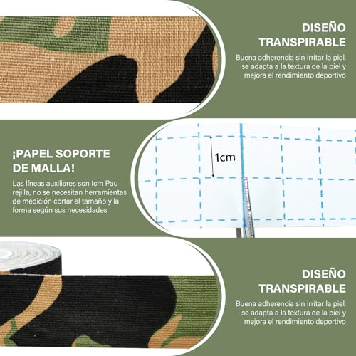 Fitness, Sports cintas kinesiologicas Marca ELECTRIC CHOICE (3)