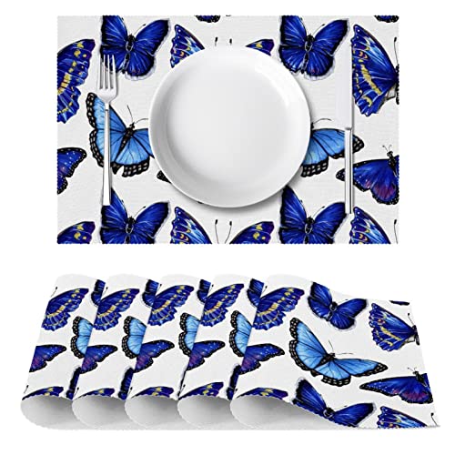 Sets de table papillons 30x45cm antidérapants et résistants chaud - 3
