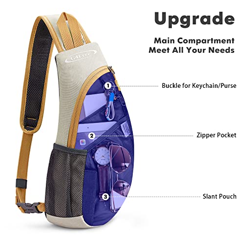 Image of G4Free Sling Bags Men and Women Shoulder Backpack Small Crossbody Chest Sling Backpack