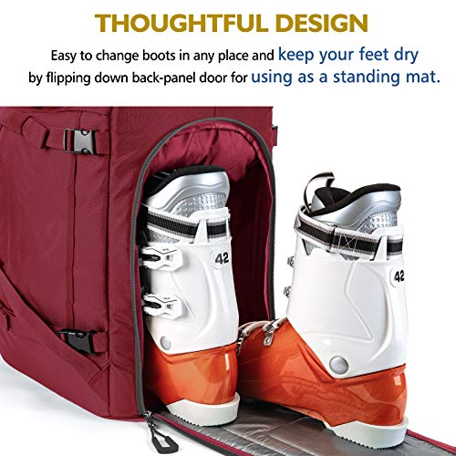 Image of Unigear Ski Boot Bag Backpack for Helmet 50L /70L, Goggles, Gloves, Skis, Snowboard & Accessories