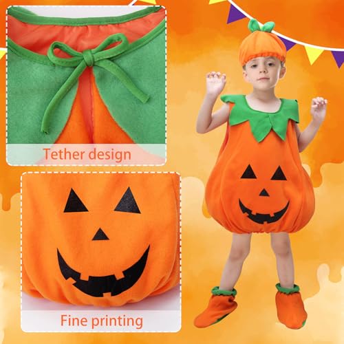Disfraz de Calabaza para Bebés 2-3 años miniatura 3