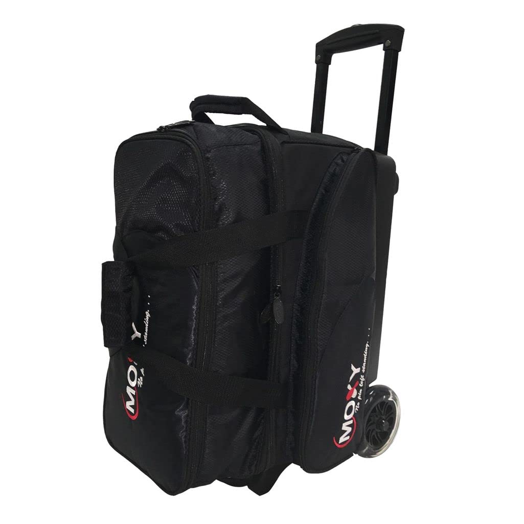 Moxy Bowling Products Blade Premium Double Roller Bowling Bag- Black